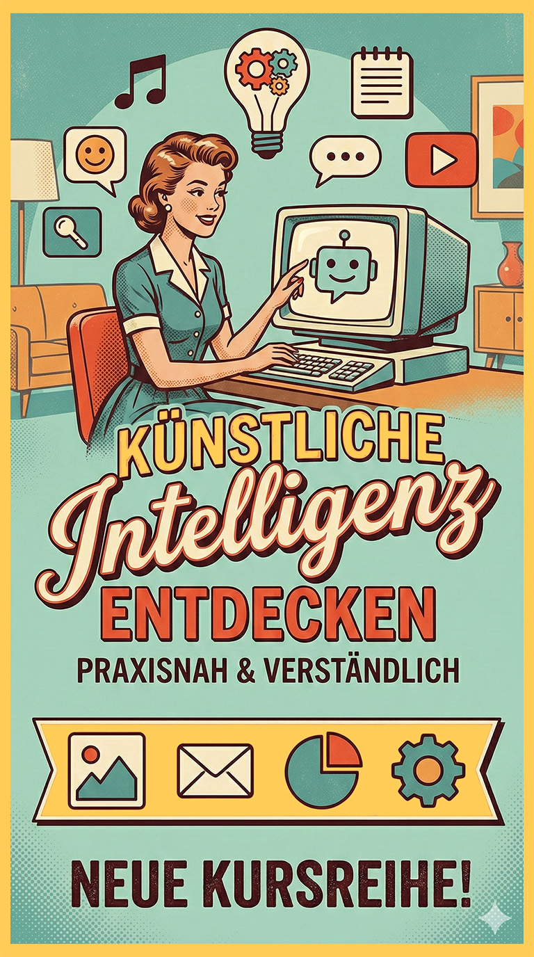 Visualisierung der Künstliche Intelligenz Kursreihe
